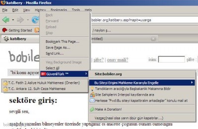 Güvenli Türk Firefox Eklentisi