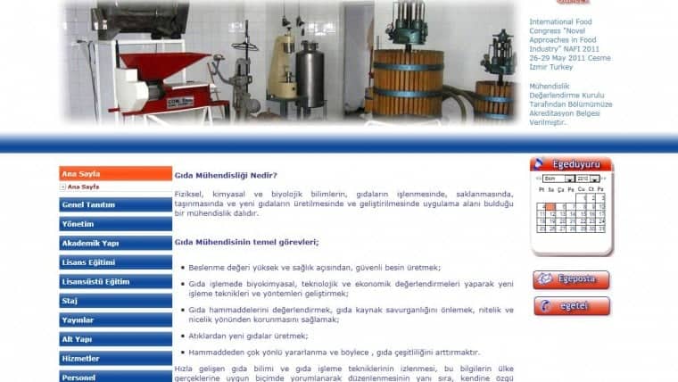 Gıda Mühendisliği Ana Sayfa