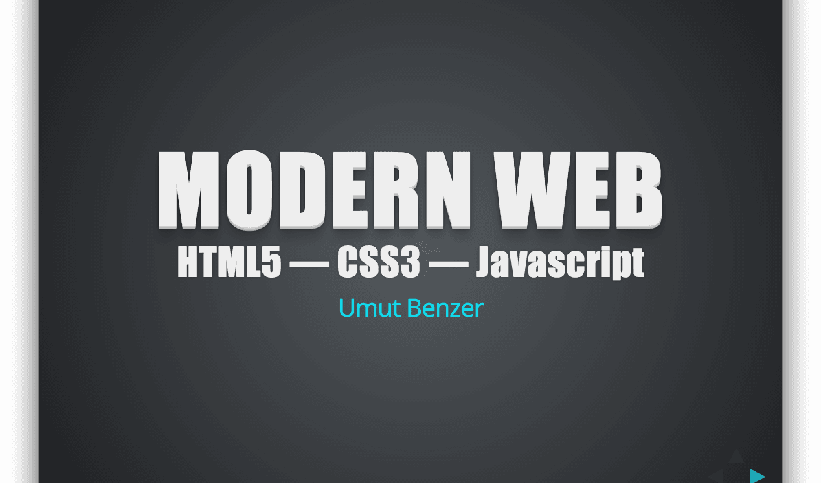 modern web