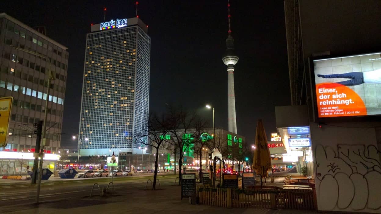 Berlin Alexanderplatz Night